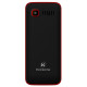 Konrow Sweet - Compact - Ecran 2.4'' - Double Sim - Radio FM - Noir / Rouge