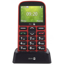 Doro 1360 Double Sim Rouge