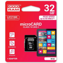 Carte Mémoire GoodRAM 32 Go (Avec Adaptateur carte SD)