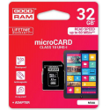 Carte Mémoire GoodRAM 32 Go (Avec Adaptateur carte SD)