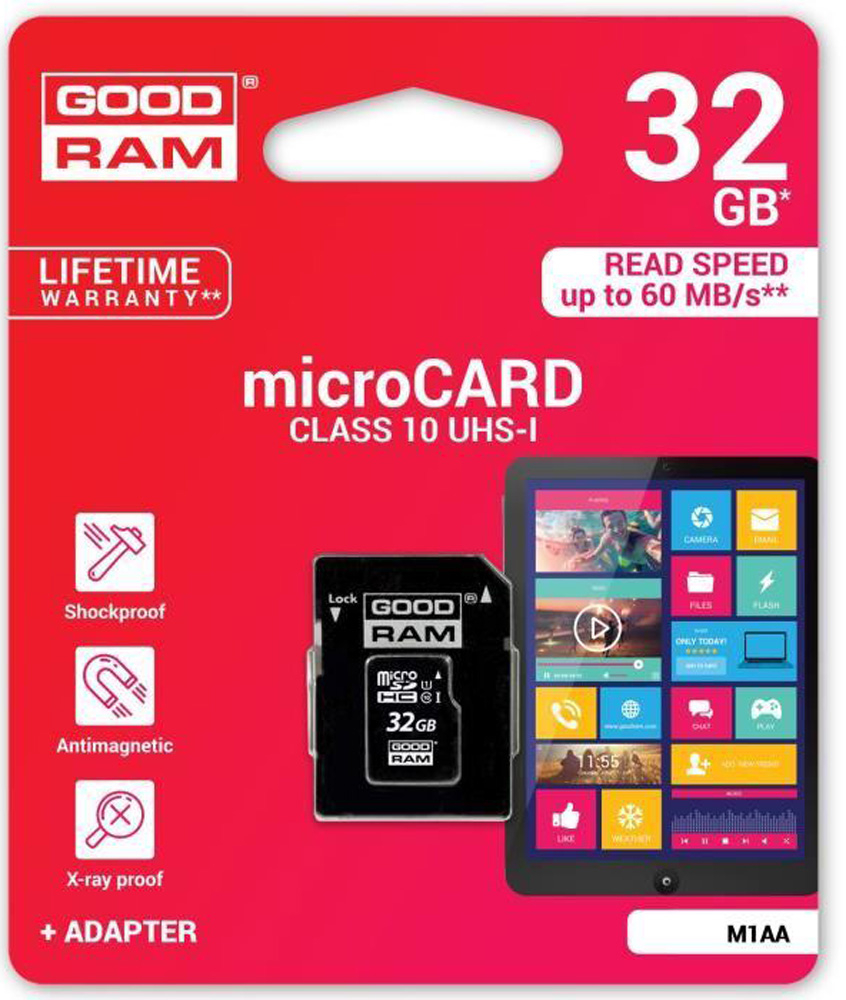 Carte mémoire micro SD 16 Go Goodram