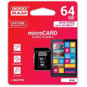 Carte Mémoire GoodRAM 64 Go (Avec Adaptateur carte SD)