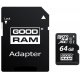 Carte Mémoire GoodRAM 64 Go (Avec Adaptateur carte SD)