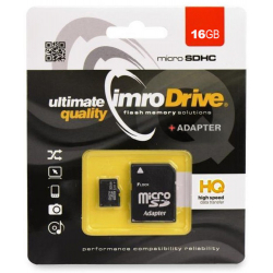 Carte Mémoire Imro 16 Go (Avec Adaptateur carte SD)