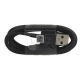 Samsung EP-DG950DBE - Câble Data combo Micro USB & Type C - 1.2m - Recharge rapide - Noir (Compatible Android, En Vrac)