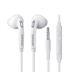 Samsung EO-EG920BW - Écouteur Intra Auriculaire d'Origine - Prise Jack 3.5 - Blanc (En Vrac)