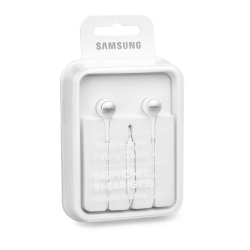 Samsung Earphone In-Ear EO-IG935 - Écouteur Intra Auriculaire - Prise Jack 3.5 - Télécommande Blanc (En Blister)