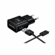Samsung EP-TA20EBECGWW - Chargeur Secteur Complet, Adaptateur Fast Charge 2A & Câble USB Type-C - Noir (Emballage Originale)