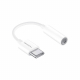 Huawei CM20 - Adaptateur d'origine USB Type-C vers Jack 3.5mm - Blanc (Emballage Originale)