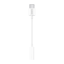 Huawei CM20 - Adattatore originale USB Type-C a jack 3.5mm - Bianco (confezione originale)