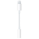 Apple MMX62 Adaptateur d'origine Lightning vers Jack 3.5mm - Blanc (En Vrac)