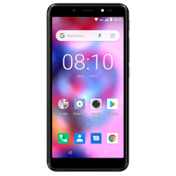 Konrow Sky - Smartphone Android - 4G - Écran 5.5'' - Double Sim - 16Go, 2Go RAM - Noir