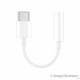 Adaptateur USB Type-C (Embout Long de 9mm)  vers Jack 3.5mm - Blanc (En Vrac)