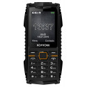 Konrow Stone Plus - Téléphone Antichoc Certifié IP68 - 2.4'' - Double Sim - Noir