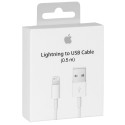 Apple ME291 Câble Lightning Original  - 0.5m - Blanc (Blister)