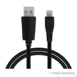 Câble Data Micro USB - 1m - Noir (En Vrac)