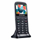 Konrow Senior 231 - Écran 2.31'' - Double Sim - Noir (Dock de charge Fourni)