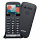 Konrow Senior 231 - Écran 2.31'' - Double Sim - Noir (Dock de charge Fourni)