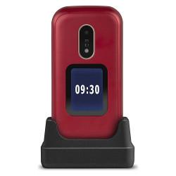 Doro 6060 (Double Sim, Clapet, 2.8'') Rouge