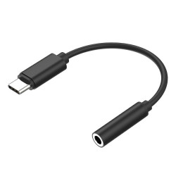 Samsung EE-UC10JUBE - Adaptateur USB Type C Vers Jack 3.5 (Noir) - Original, Bulk