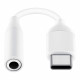 Samsung EE-UC10JUWE - Adaptateur USB Type C Vers Jack 3.5 (Blanc) - Original, Bulk