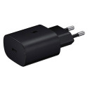 Samsung EP-TA800EB - Adaptateur Secteur USB Type C (25W, Fast Charge, Noir) - Original, En Vrac