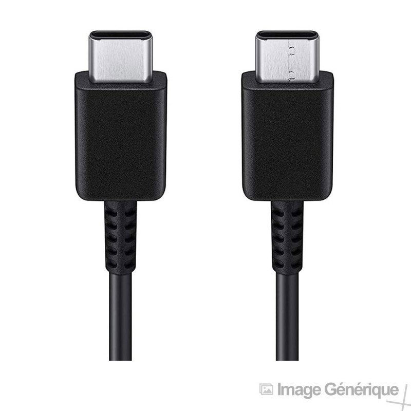 Cable chargeur USB Type-C Noir Samsung 1.2m