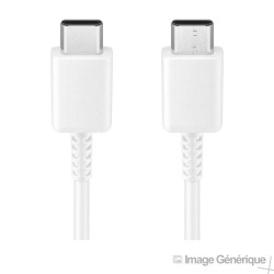 Samsung - USB-Typ-C-zu-USB-Typ-C-Kabel - 1 m - Weiß (Großpackung)