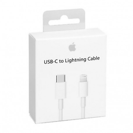 Câble Apple Lightning vers USB pour iPhone, iPod, iPad - 2 m Blanc