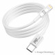 Câble Data Lightning Vers Type-C - 1m - Blanc (Compatible, Blister)