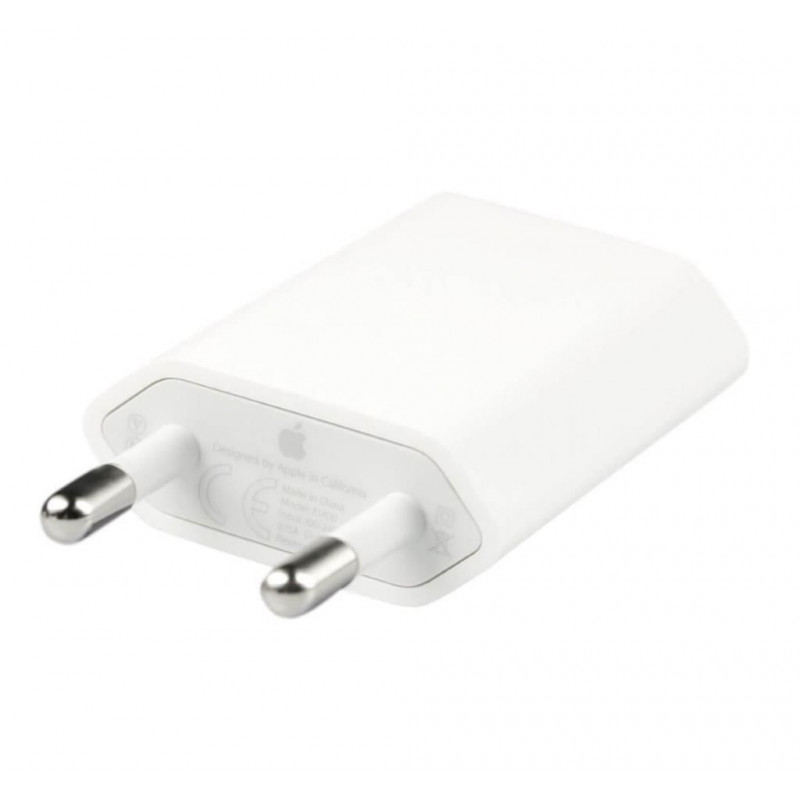 Chargeur Secteur USB 5W Blanc