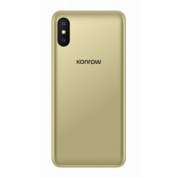 Konrow Easy S55P2021 (Double Sim - 4G - Écran 5.45'' - 16 Go, 1 Go RAM) Or