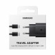 Samsung EP-TA800XBEGWW - Chargeur Secteur, Adaptateur USB Type C Fast Charge 25W & Câble USB Type C - Noir (Emballage Original)