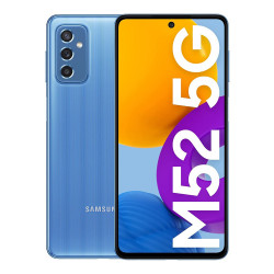 Samsung M526 Galaxy M52 5G (Double Sim - Ecran de 6.7'' - 128 Go, 6 Go RAM) Bleu