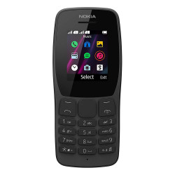 Nokia 110 (Double Sim - 1.77" - 4 Mo) Noir