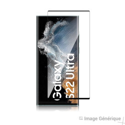 Verre Trempé Intégral Pour Samsung Galaxy S22 Ultra (5D, Noir)
