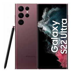 Samsung S908B/DS Galaxy S22 Ultra 5G (Double Sim - 6.8" - 256 Go, 12 Go RAM) Burgundy
