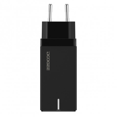 Doogee - Adaptateur Secteur 2 x USB Type C & 1 x USB (Fast Charge 65W, ) - Noir (Blister)