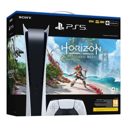 Pack Sony Playstation 5 - Édition Numérique + Horizon Forbidden West
