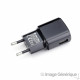 Chargeur Secteur Complet - Adaptateur USB 2A & Câble USB Type-C Détachable, Noir (Compatible, Blister)