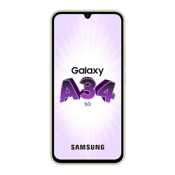 Samsung A346B/DSN Galaxy A34 5G (Double Sim - 6.6", 128 Go, 6 Go RAM) Lime