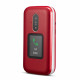 Doro 6820 Clapet - Rouge / Blanc