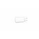 Konrow KC65ACCW - Adaptateur Secteur 3 Ports ( 1 Port Type A & 2 Ports Type C ) Charge rapide 65W, Blanc (Compatible, Blister)