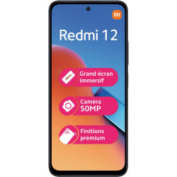 Xiaomi Redmi 12 (Double Sim - 6.79'' - 128 Go, 4 Go RAM) Noir