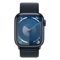 Apple Watch Series 9 (41 mm - GPS - Bracelet Sport Loop) Noir