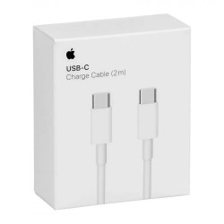 Apple MU2G3 - Câble USB Type-C à Type-C (240W, 2m, Blanc) - Original, Blister