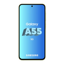 Samsung A556 Galaxy A55 5G (Double Sim - 6.6", 256 Go, 8 Go RAM) Jaune