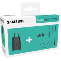Samsung Starter Pack (Chargeur 25W TA800N & Écouteurs Type C AKG IC100B - Noir (Emballage Original)
