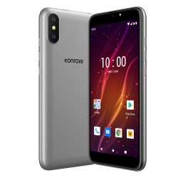 Konrow Easy S55P2021 (Dual Sim - 4G - Pantalla 5.45'' - 16 GB, 1 GB RAM) Plata