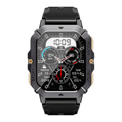 Oukitel BT101 (Montre Connectée Robuste - 2.02'' - Réponds aux appels) Noir